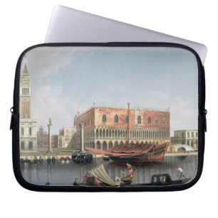 Gondeln vor St. markiert Quadrat, Venedig Laptopschutzhülle