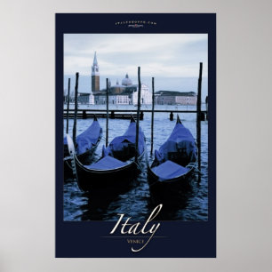 Gondoals von Venedig Poster