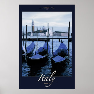 Gondoals von Venedig Poster
