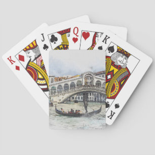 Gondola Venice Italien Karten spielen Spielkarten