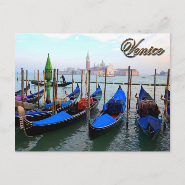 Gondolas Postkarte (Vorderseite)