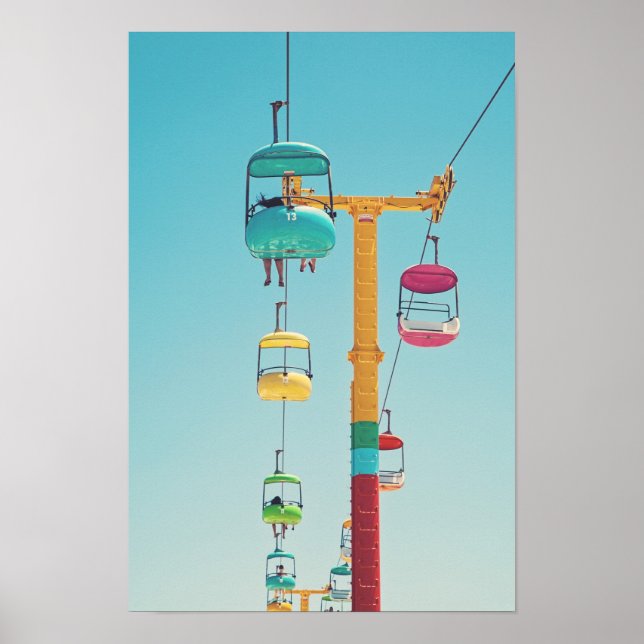 Gondolas Sky Gliders Santa Cruz Poster (Vorne)