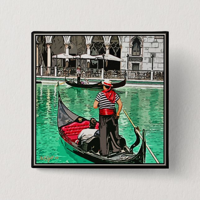 Gondolier Button (Vorderseite)