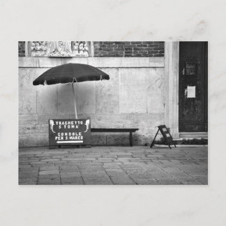 Gondolier Stand Postcard Postkarte