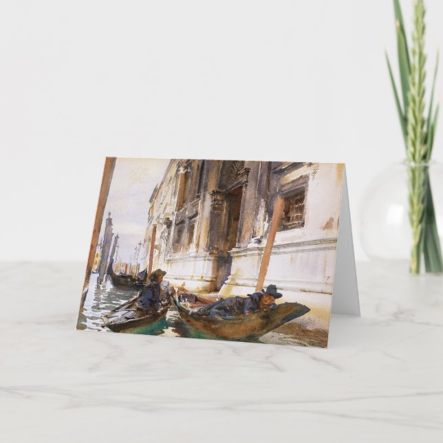 Gondoliers’ Siesta von John Singer Sargent Karte (Vorderseite)