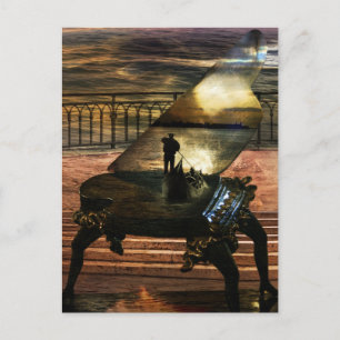 Gondolier's sonata postkarte