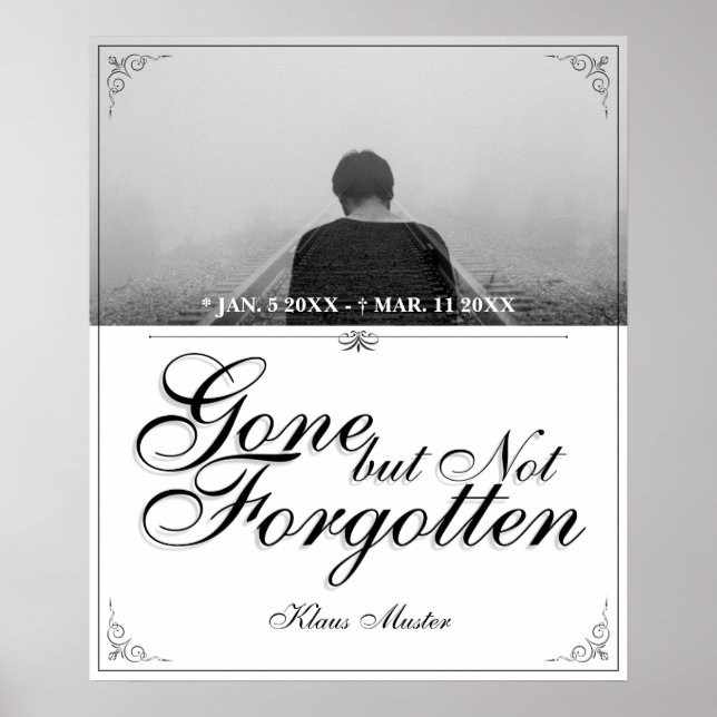 Gone, aber nicht vergessen - Classic Poster (Vorne)