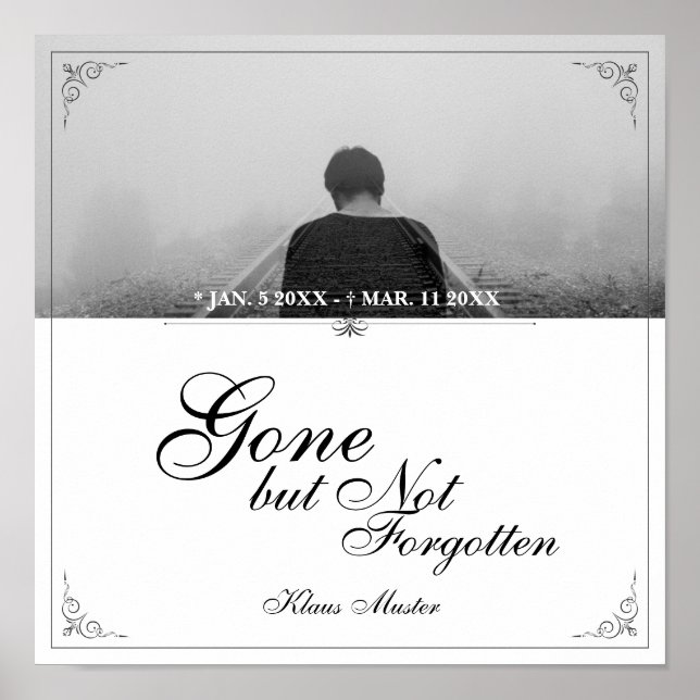 Gone, aber nicht vergessen - Classic Poster (Vorne)