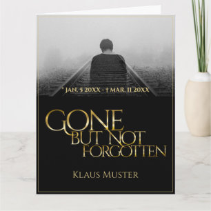 Gone, aber nicht vergessen - Dunkles Gold Karte