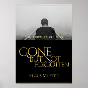 Gone, aber nicht vergessen - Dunkles Gold Poster