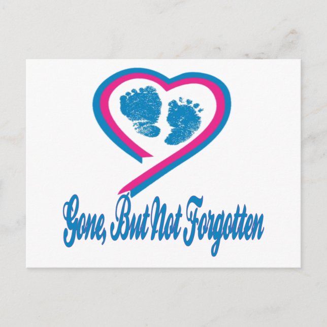 Gone aber nicht vergessen postkarte (Vorderseite)
