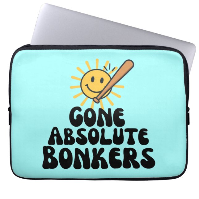 Gone Absolute Bonkers Meme Laptopschutzhülle (Vorderseite)