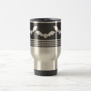 Gone Batty Halloween Tasse, Dunkelgrau Reisebecher