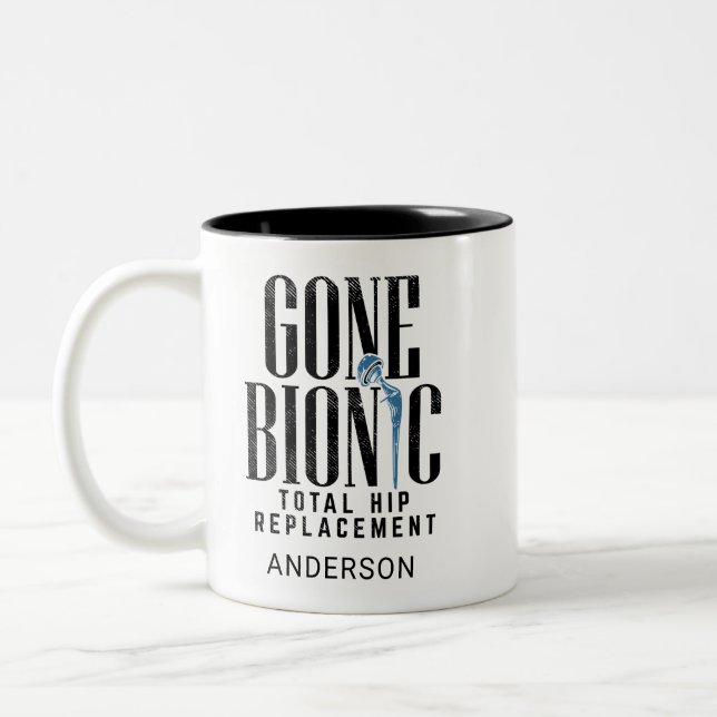 Gone Bionic Angesagt Replacement Celebration Zweifarbige Tasse (Links)