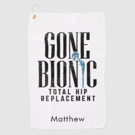 Gone Bionic Angesagt Replacement Post Operation Golfhandtuch