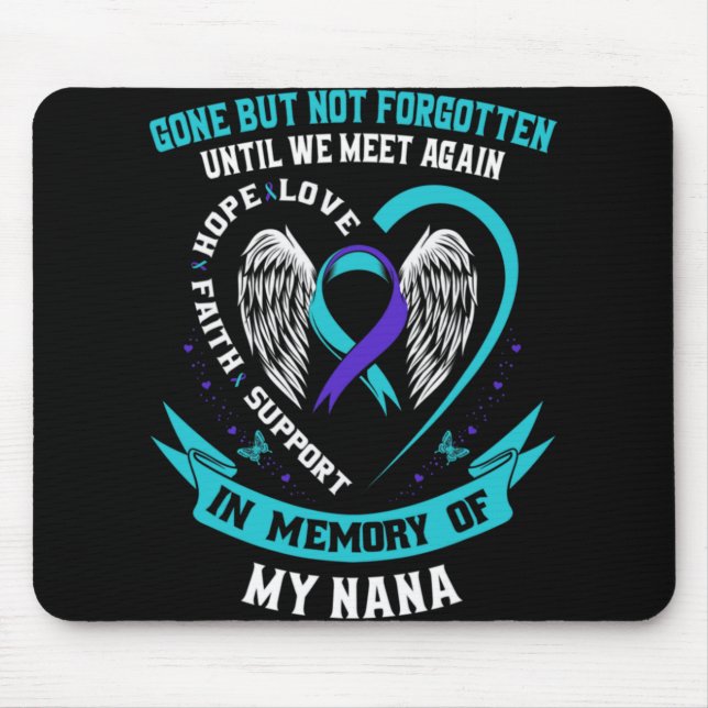 Gone But Not Forgotten Until We Meet Again Gift Na Mousepad (Vorne)