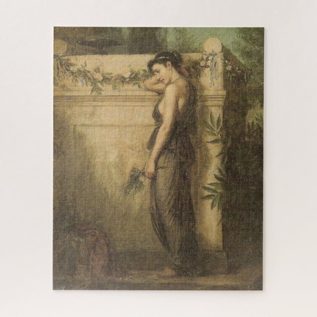 Gone but not Vergessen (John William Waterhouse) Puzzle (Vertikal)