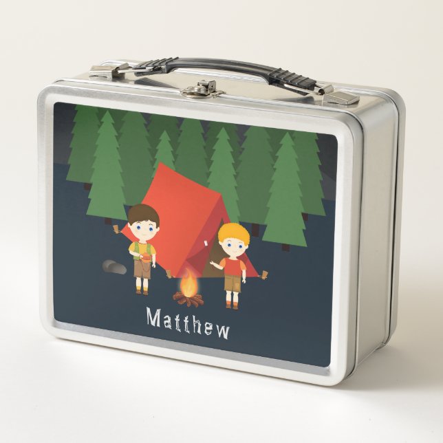 Gone Camping Metall Lunch Box (Vorderseite)