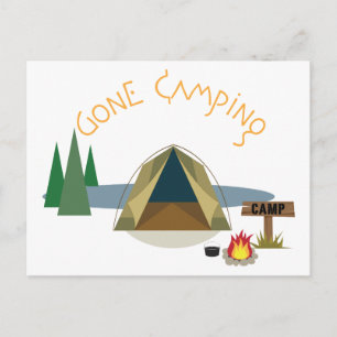 Gone Camping Postkarte