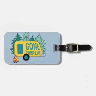 Gone Camping Summer Camp Clipart Happy Trails Camp Gepäckanhänger