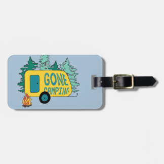 Gone Camping Summer Camp Clipart Happy Trails Camp Gepäckanhänger