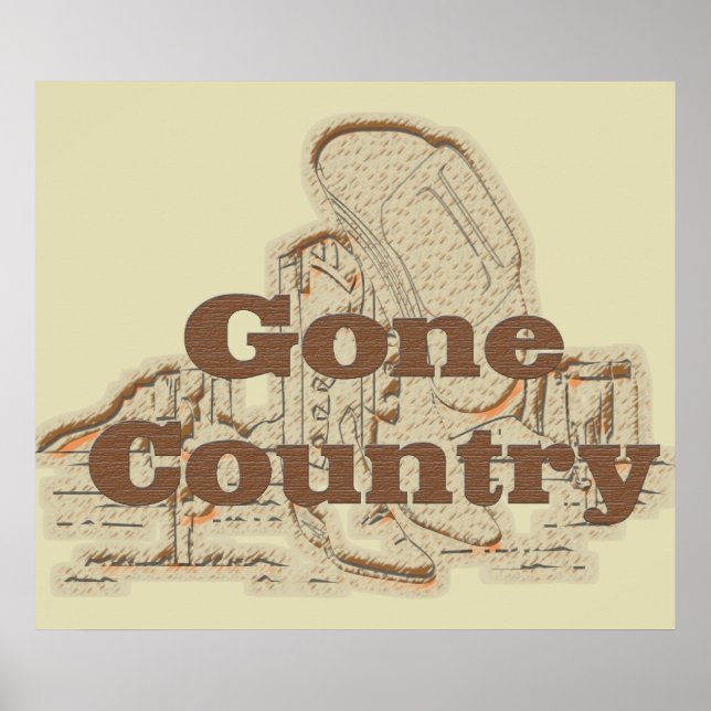 Gone Country...Poster drucken Poster (Vorne)