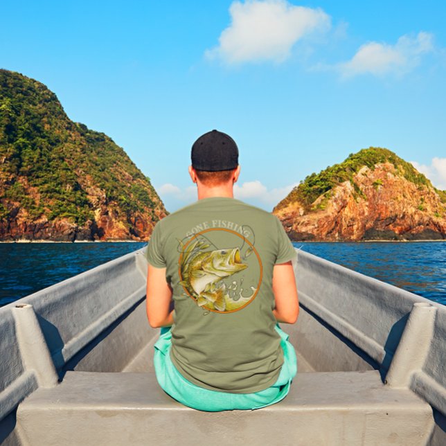 Gone Fischen riesiger Bass zu nehmen, die Lure Spo T-Shirt (Von Creator hochgeladen)