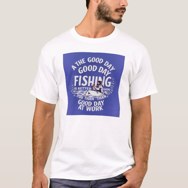 Gone Fischen T-Shirt (Vorderseite)