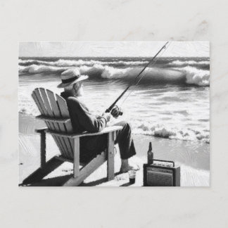 Gone Fishin' Postkarte