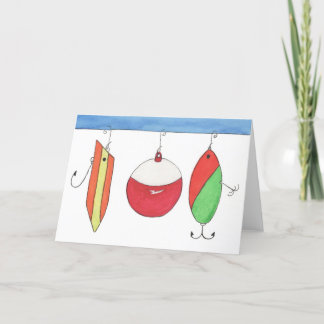 Gone Fishing Dankeskarte