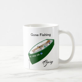 Gone Fishing Fischfang Camp Boat Rod Tasse