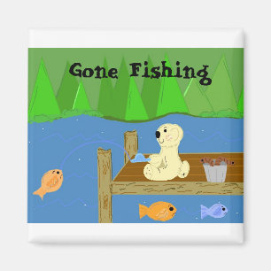 Gone Fishing Magnet