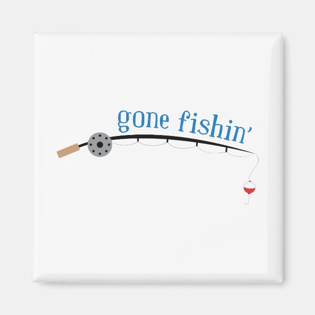 Gone Fishing Magnet (Vorne)