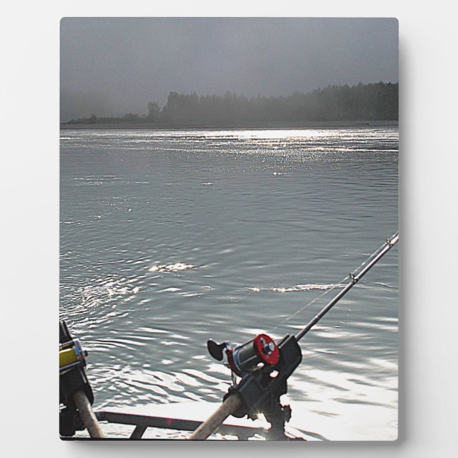 Gone Fishing No Work Fotoplatte (Vorderseite)