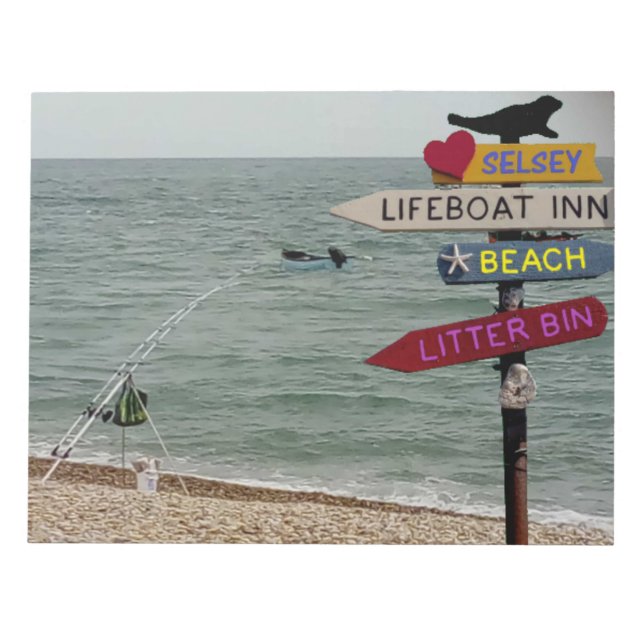 Gone Fishing Notizblock (Vorderseite)