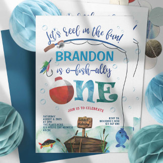 Gone Fishing, O-Fish-all, The big one, 1st Einladung