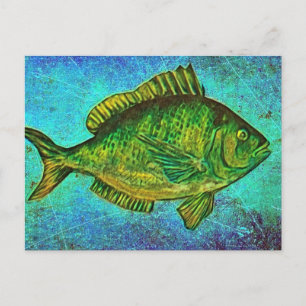 Gone Fishing Postkarte