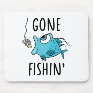 Gone Fishing-Shirt Mädchen Kinder Kleinkind Jungen Mousepad