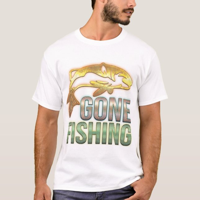 Gone Fishing T-Shirt (Vorderseite)
