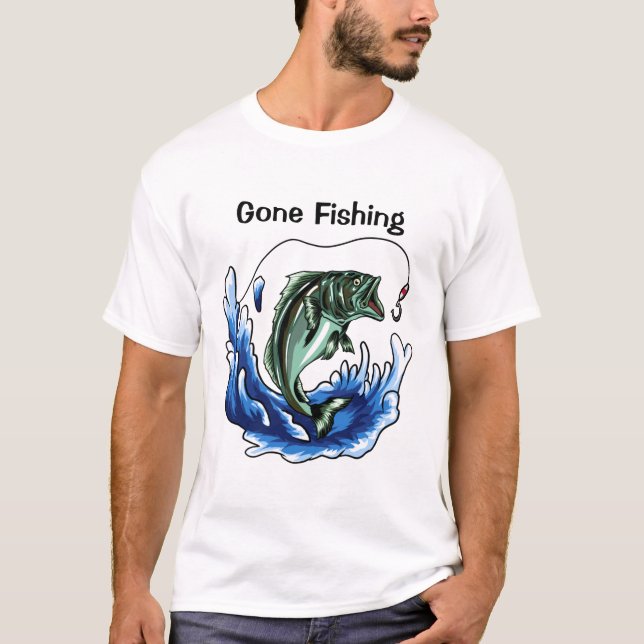 Gone Fishing T-Shirt (Vorderseite)