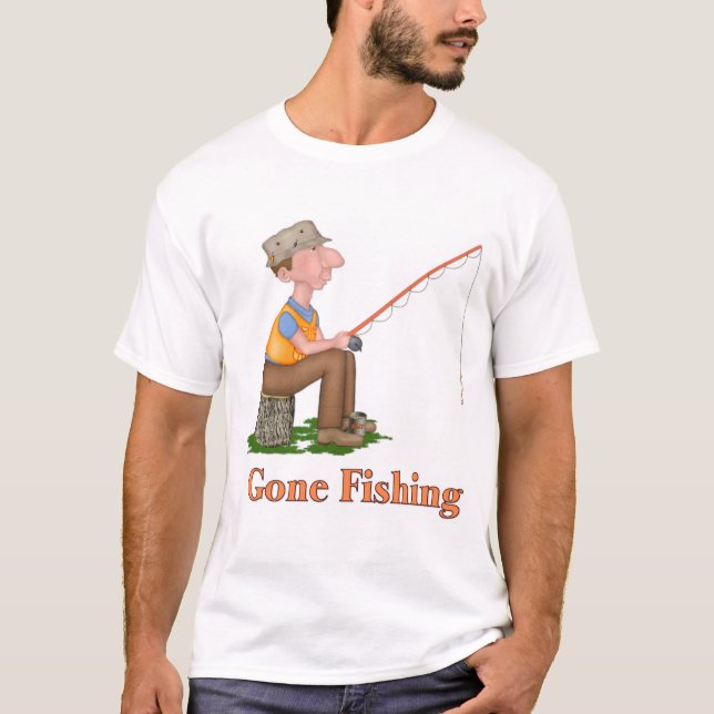 Gone Fishing T-Shirt (Vorderseite)