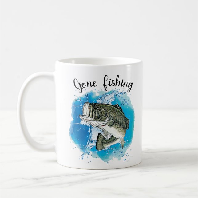 Gone Fishing Tasse (Links)