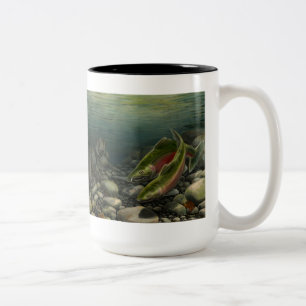 Gone Fishing Tasse Coho Lmon w Bären Cup