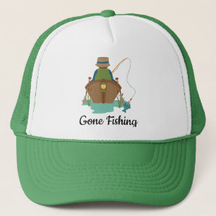 Gone Fishing Trucker Hat Truckerkappe