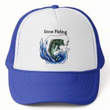 Gone Fishing Trucker Hat