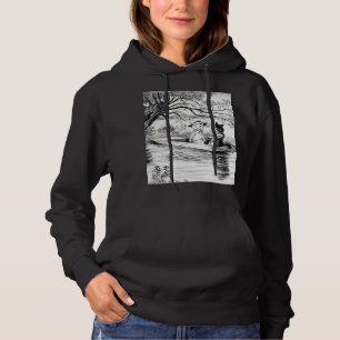 Gone Fishing with Lover, Louis Wain Hoodie