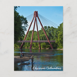 Gone Fish'n'n East Fork White River Postkarte