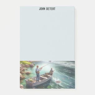 Gone Fisihing Personalisierte Post-It-Notes Post-it Klebezettel