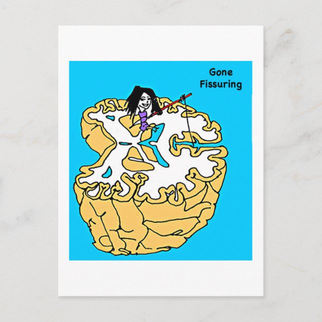 Gone Fissuring Postkarte (Vorderseite)