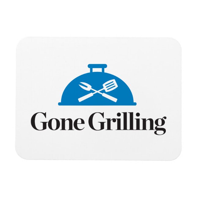 Gone Grilling Magnet (Horizontal)